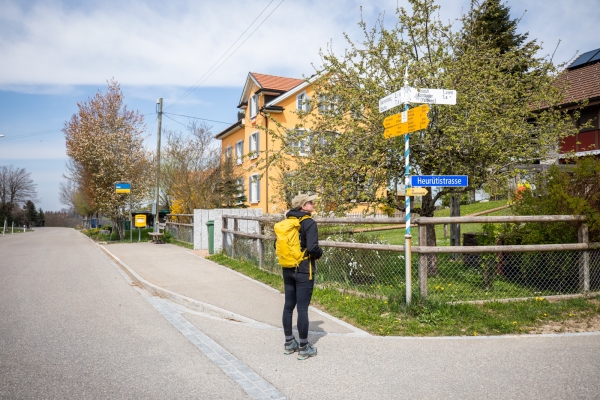 Surplomber la vallée de la Töss au Hörnli