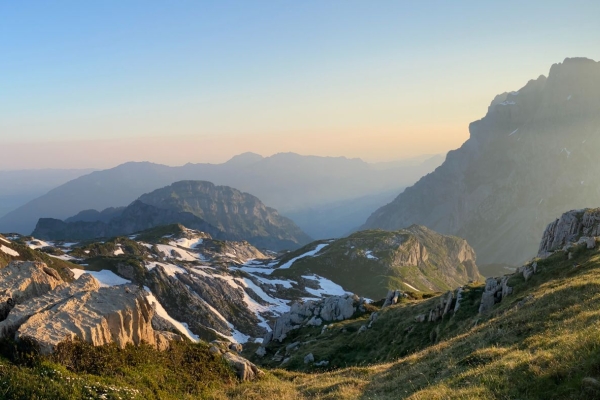 Au sommet du Schilt au-dessus de Glaris