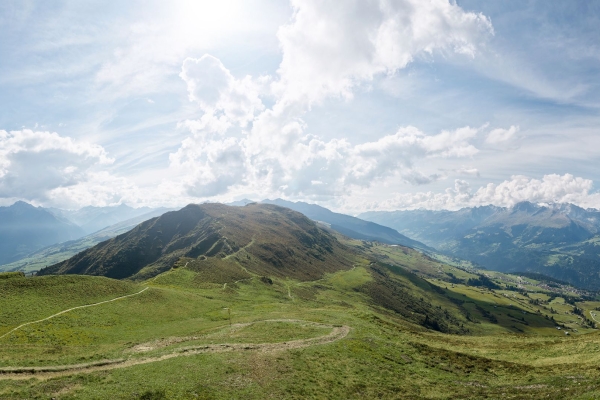 Panoramawandeurng am Piz Mundaun