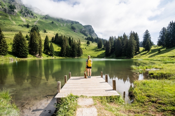 Randonnée du col du Pillon au lac d’Arnon