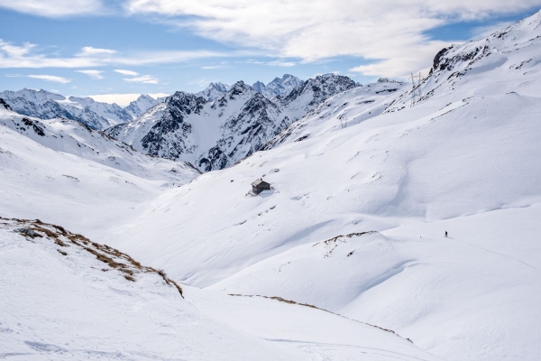 Auf verschneiten Römerwegen zum Septimerpass