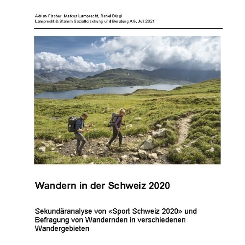 Studie «Wandern in der Schweiz 2020»