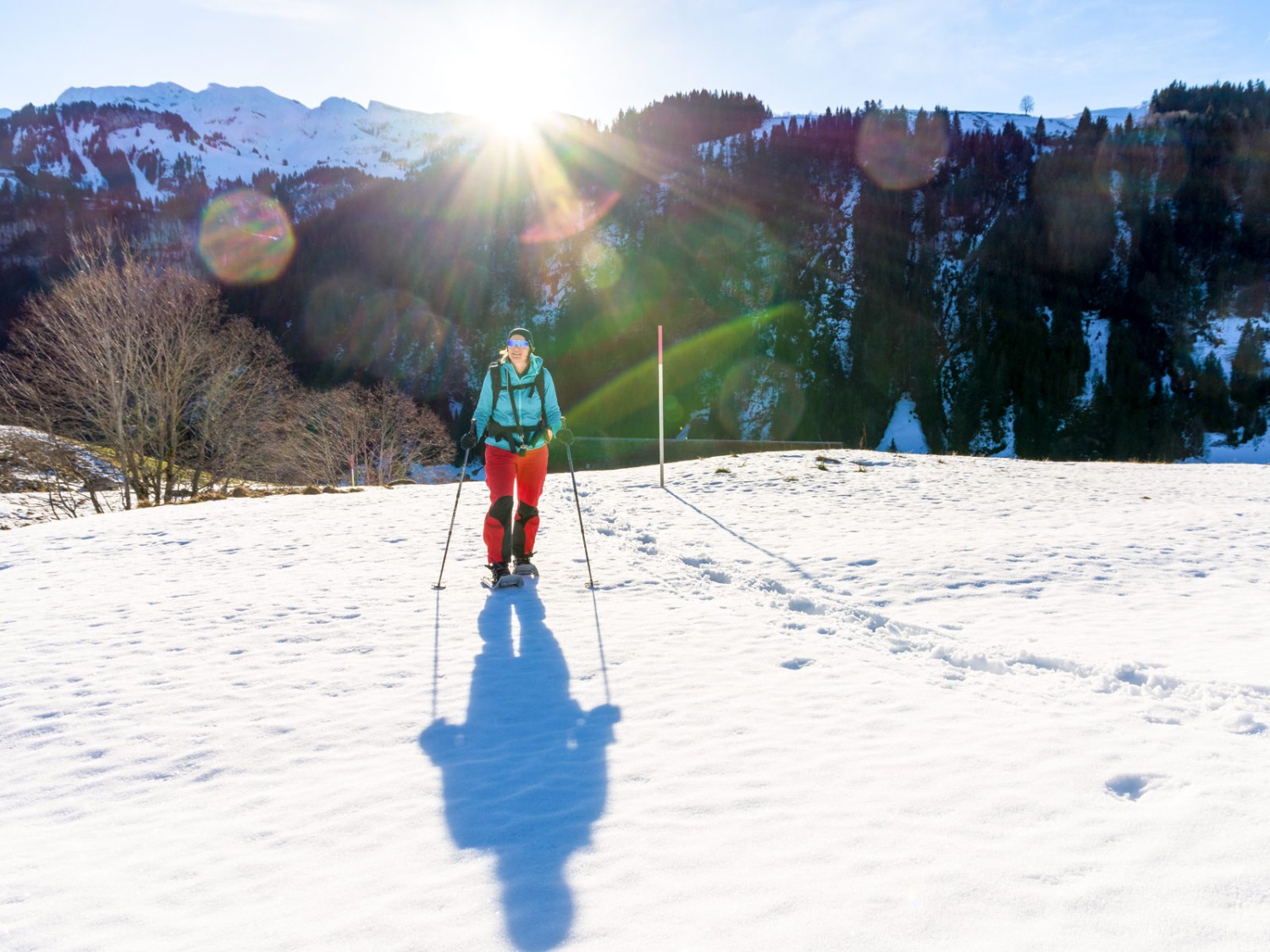 Un momento magico: il sole sta sorgendo. Foto: Franz Ulrich