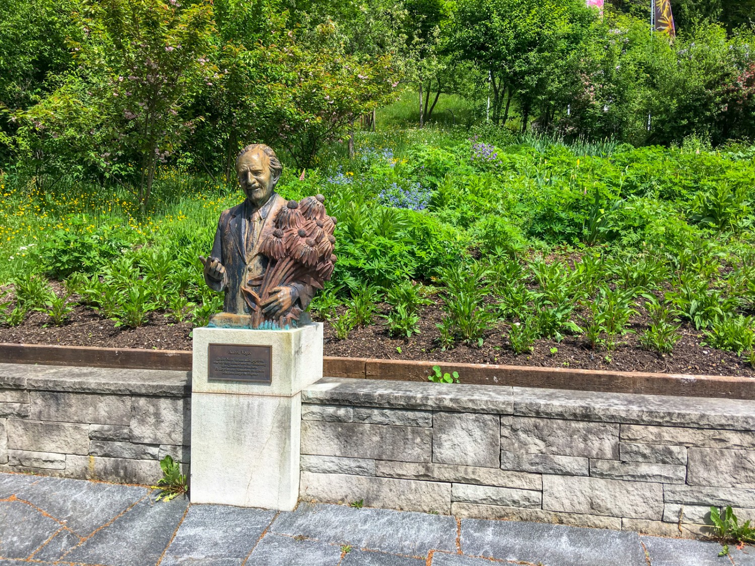 In Teufen kann der Kräutergarten von A. Vogel besucht werden. Bild: Claudia Peter