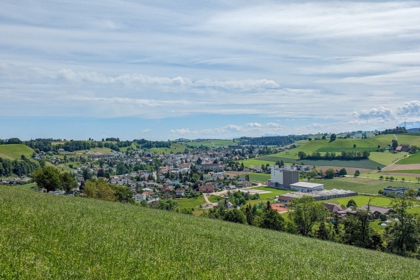 Gemütliche Wanderung am Rande des Emmentals