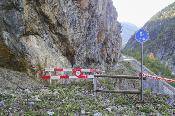 Dégâts dus aux intempéries dans le Val S-charl