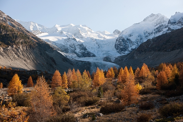 Vom Bernina hinunter