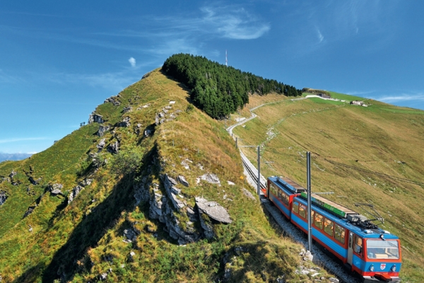 La descente du Monte Generoso