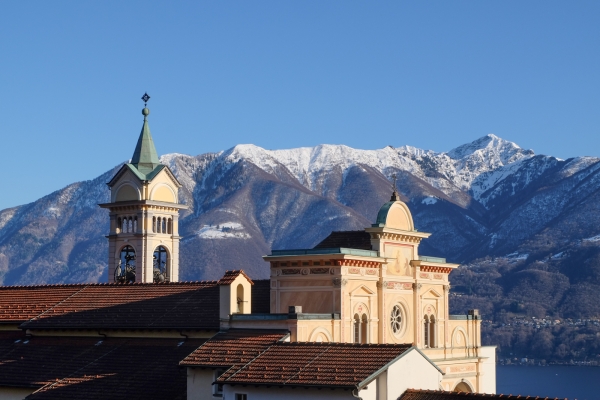 Kurz an die Sonne oberhalb Locarno