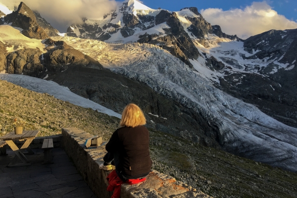 Unter Gletschern im Val Roseg