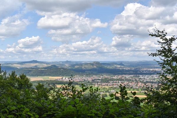 Aussicht auf das Hegauer Kegelspiel