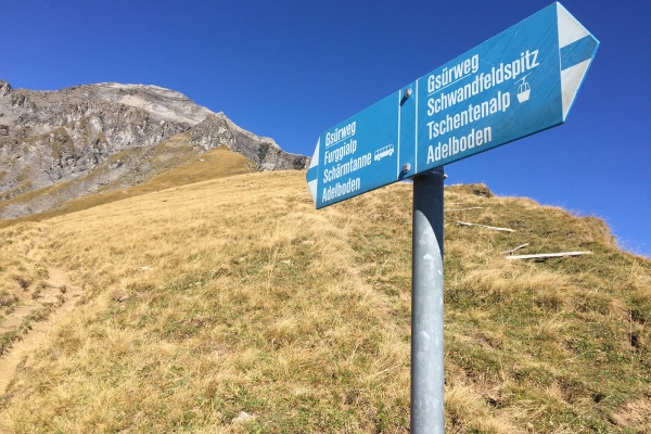 Le Gsür, au-dessus d’Adelboden