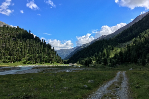 Unter Gletschern im Val Roseg