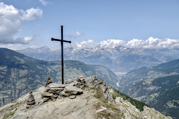 Panoramawanderung oberhalb von Grächen