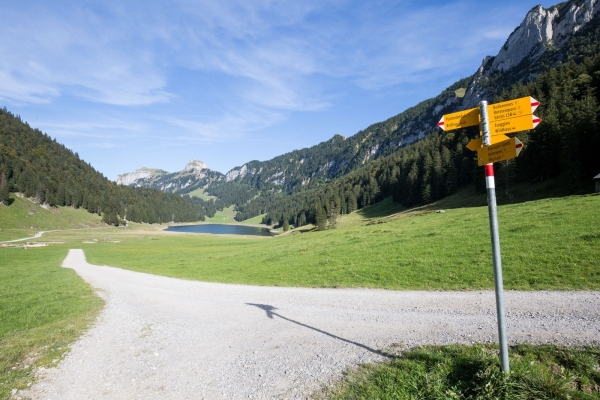 Randonnée raide au col du Bogartenlücke