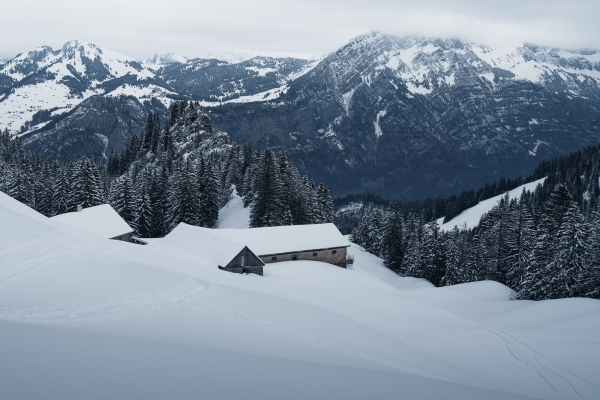 Winterwunderland oberhalb des Walensees