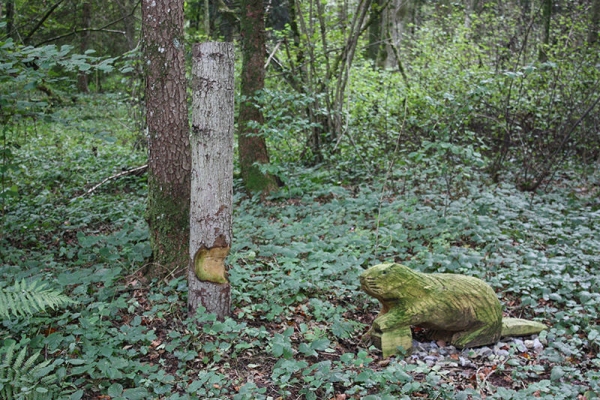 Auf dem Skulpturenweg von Dietwil