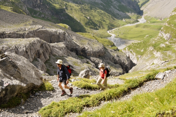 Hoch über dem Gletscher