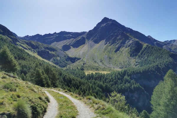 Kristallklarer Lagh dal Teo im Puschlav