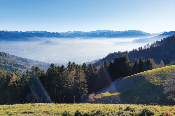 Ostermontag über dem Nebel