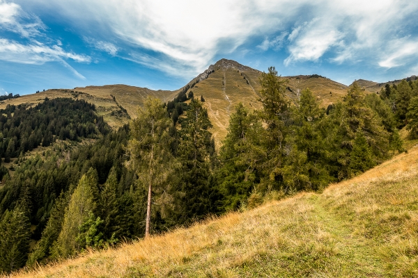 Au-dessus des toits de Coire