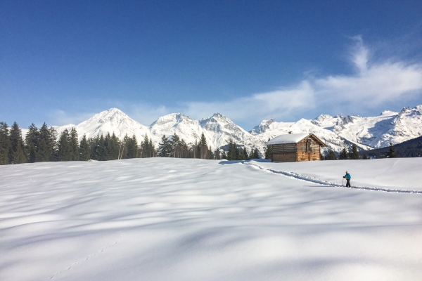 Auf Sonnensuche bei Sedrun 