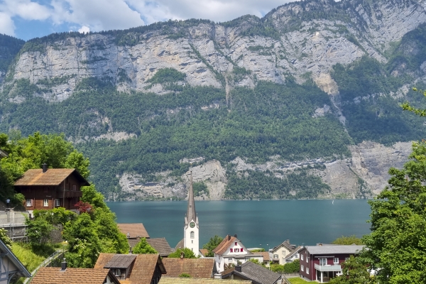 Una gita primaverile sopra il lago di Walenstadt