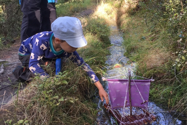 Le long de l’eau à Grächen