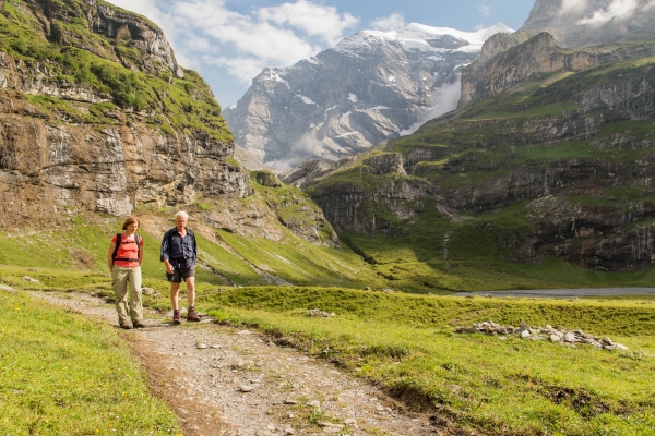 Hoch über dem Gletscher