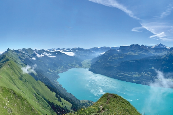 Ausgesetzte Gratwanderung über den Hardergrat