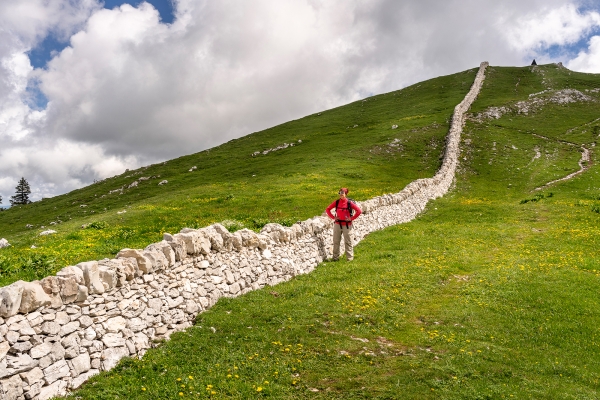 Die Trockenmauern des Mont Tendre