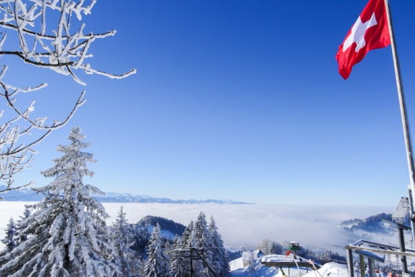 Toute la journée dans la neige 