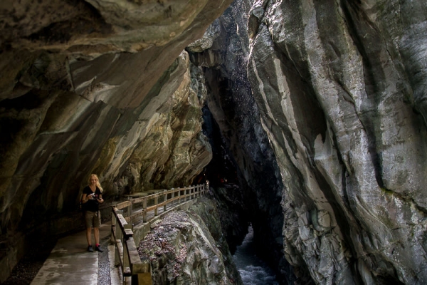 Die Schlucht der Tamina