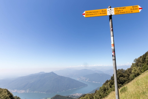 Zu Fuss auf den Monte Generoso