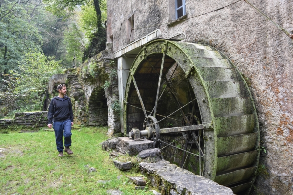 En haut de la Valle di Muggio