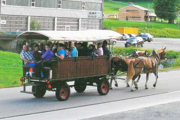 Kutschenplausch und Barfussweg am Kronberg