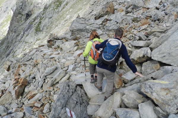 Au bord du glacier de Moiry