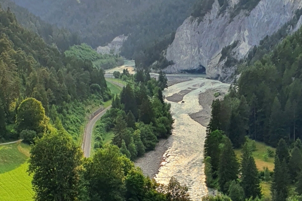 Angebot der Krebsliga Graubünden: Wildkräuter und Orchideen in der Rheinschlucht