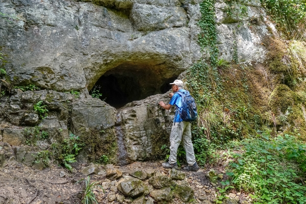 Dans les gorges de la vallée de Kaltbrunnen