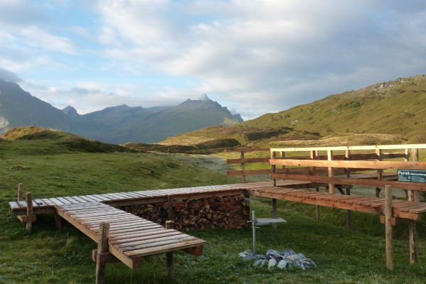 Erlebnisweg Glaspass - Ein Berg im Fluss