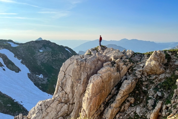 Au sommet du Schilt au-dessus de Glaris