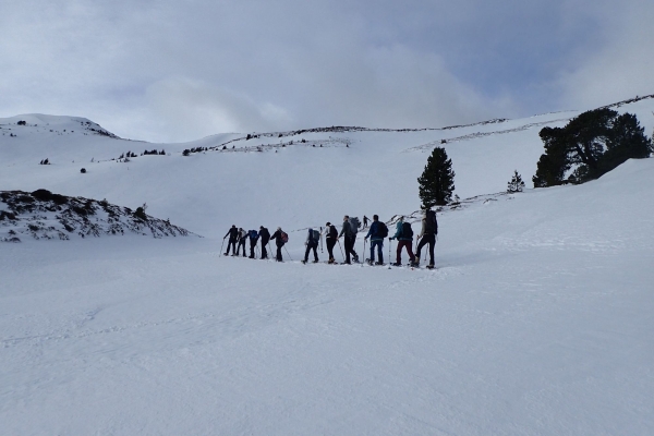 Schneeschuhwanderung von der Bannalp zum Chaiserstuel