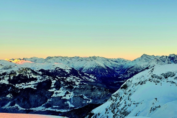 Schöne Schneeschuhtour in Obwalden