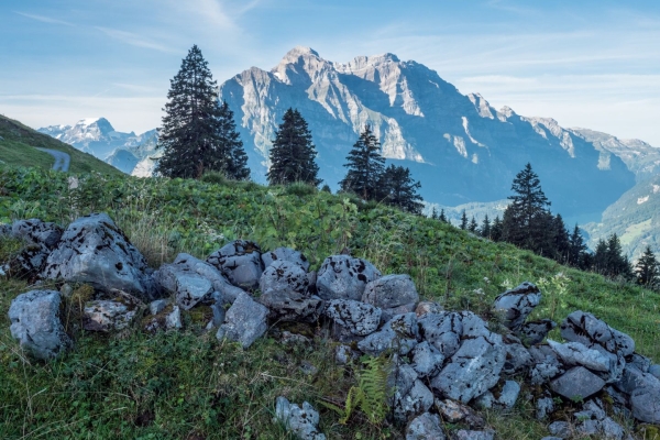 Au sommet du Schilt au-dessus de Glaris