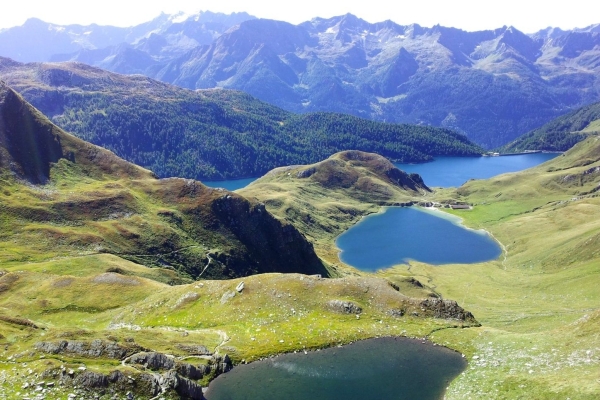 Wilde Landschaften im Gebiet Ritóm/Val Piora