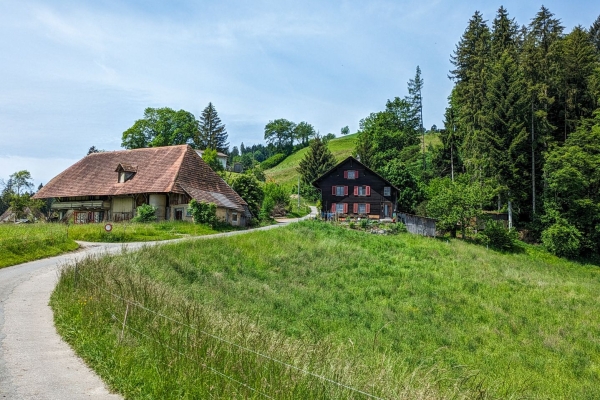 Gemütliche Wanderung am Rande des Emmentals