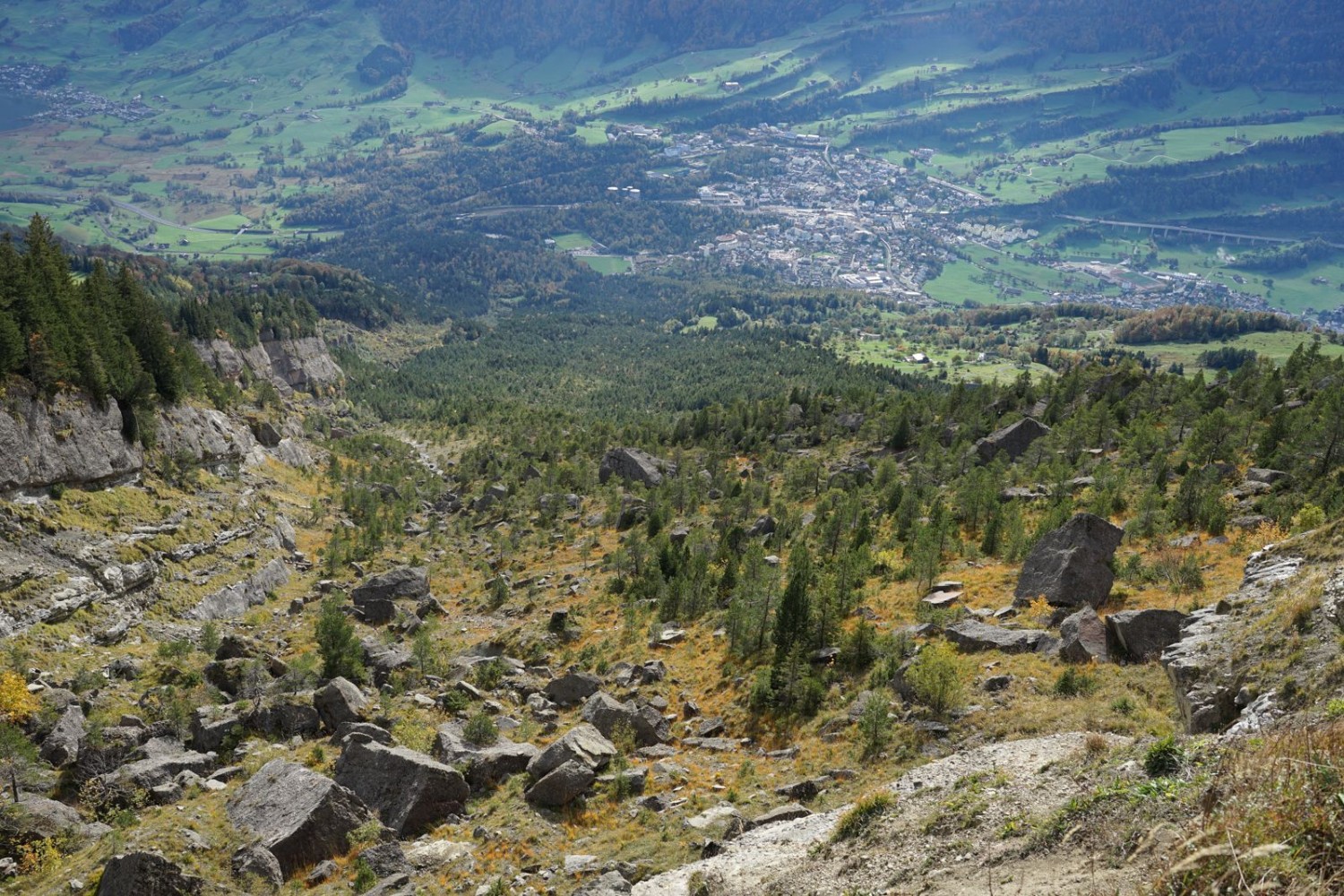 L’éboulement de Goldau, en 1806, a laissé une profonde cicatrice dans le paysage.