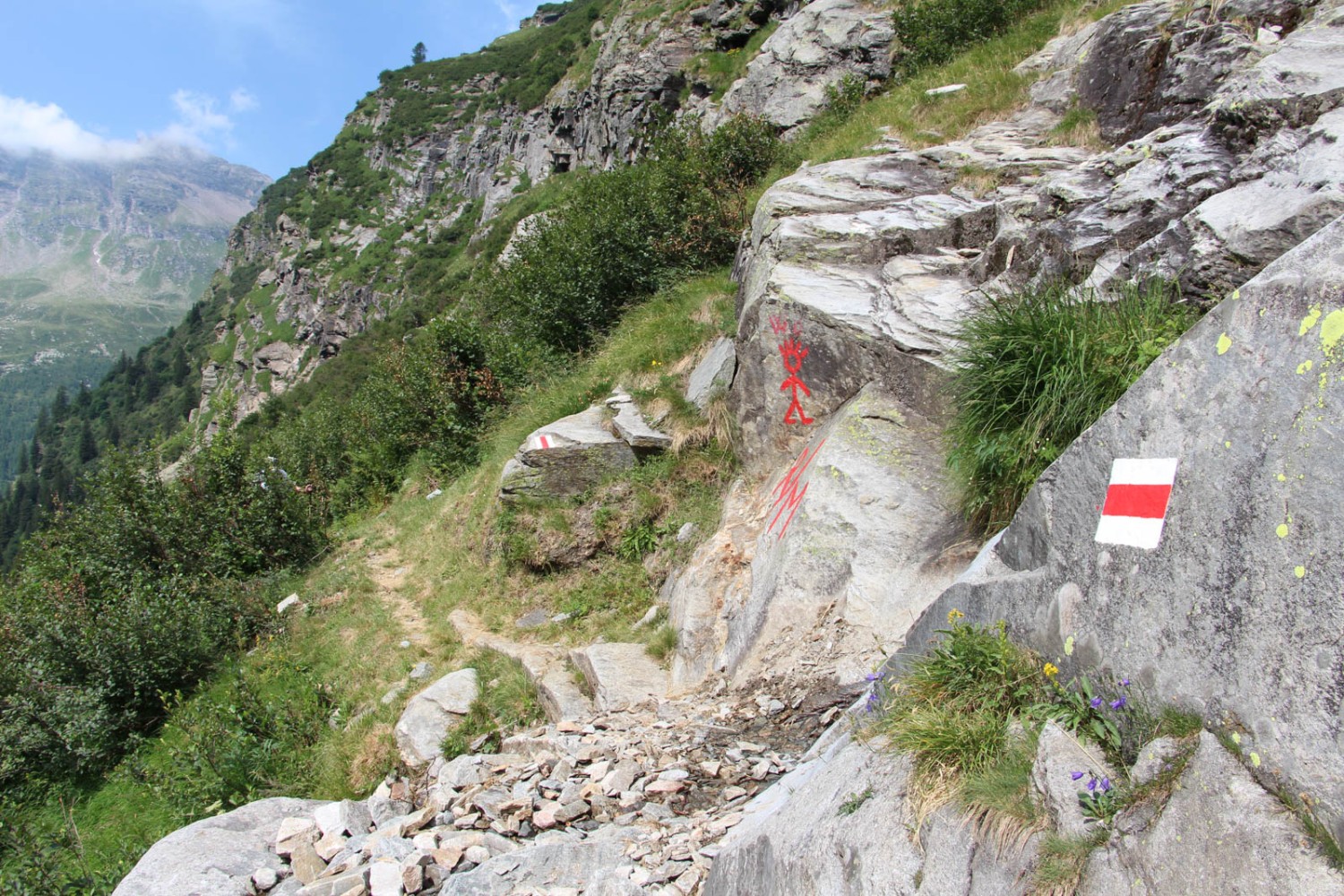 Auf dem Weg zum Pass di Passit. Bild: Alexandra Blatter