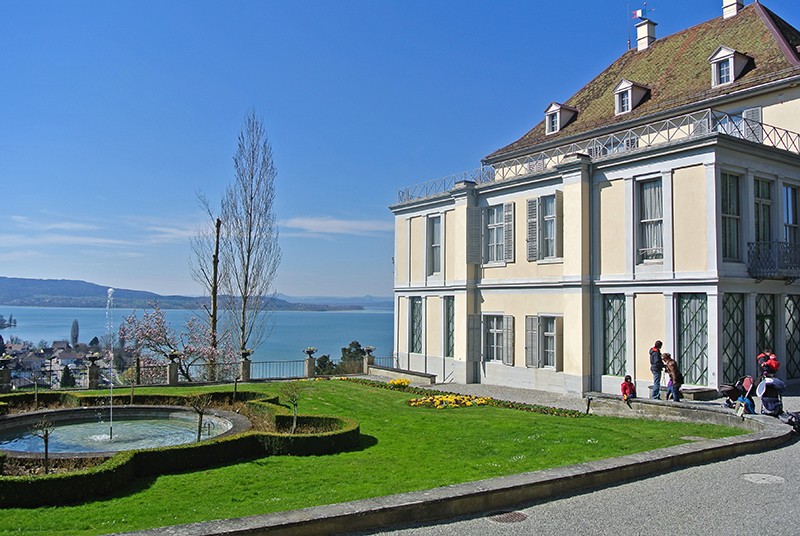 Destination: le château d’Arenenberg où vivait autrefois Louis Napoléon. Photos: Rémy Kappeler