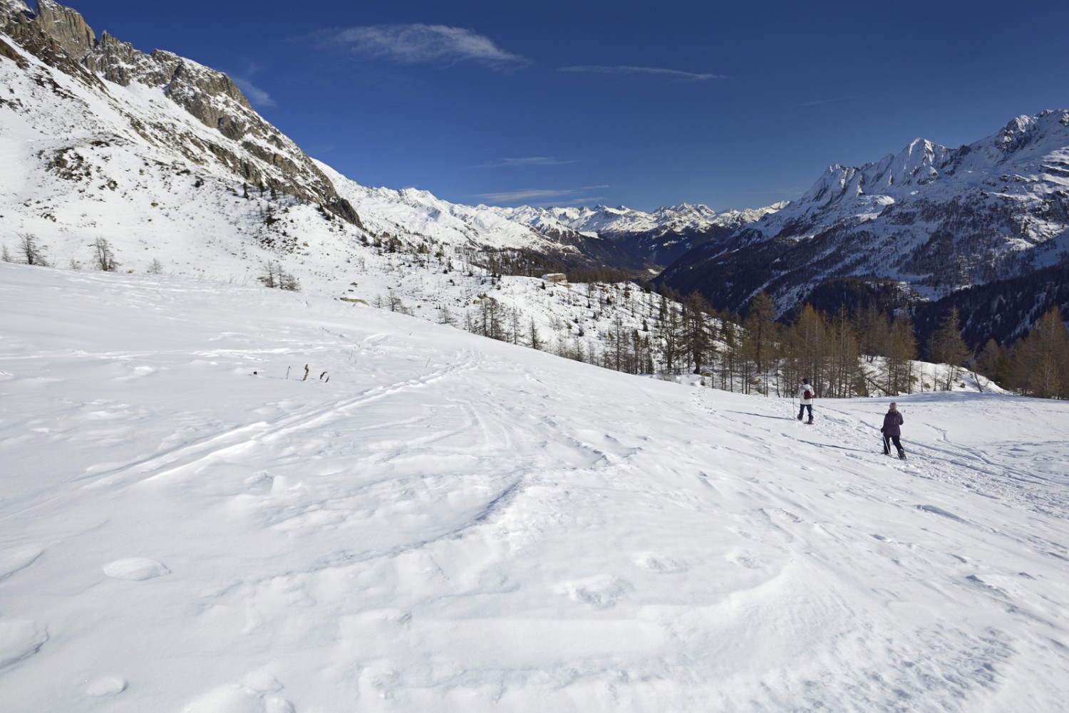 Sul sentiero di ritorno dal Lago delle Pigne. Foto: natur-welten.ch